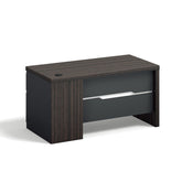 MAVRICK 1.4M Desk with Drawers - Dark Walnut